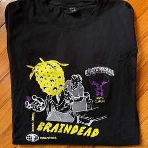 Braindead mens tee XL like new